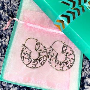 Sterling silver earrings.